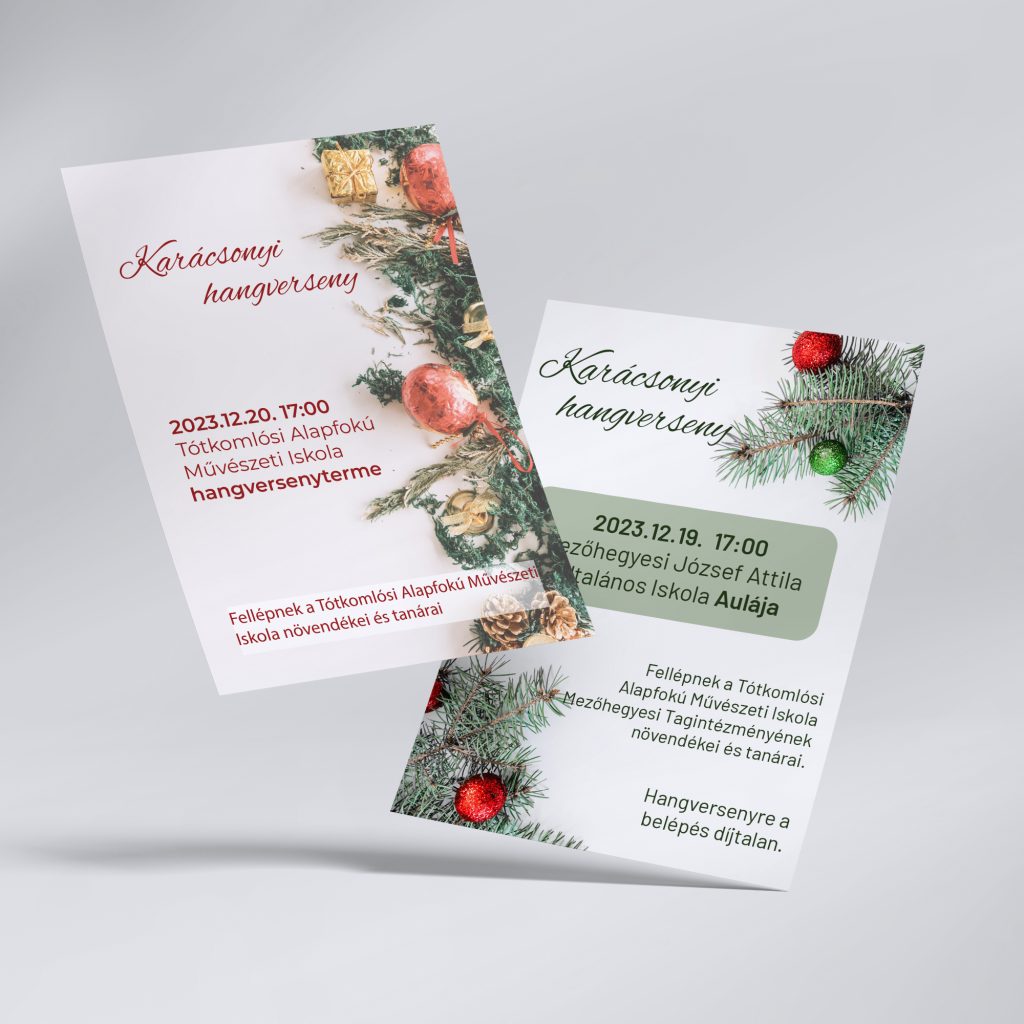 Karácsonyi koncert plakát